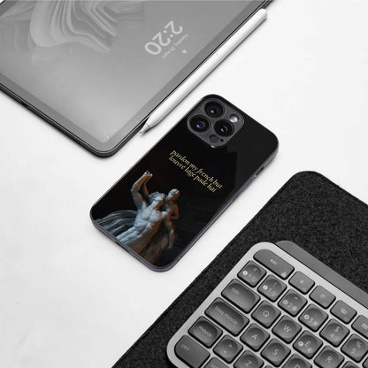 louvre back phone cover | glass case for iphone 13 pro max