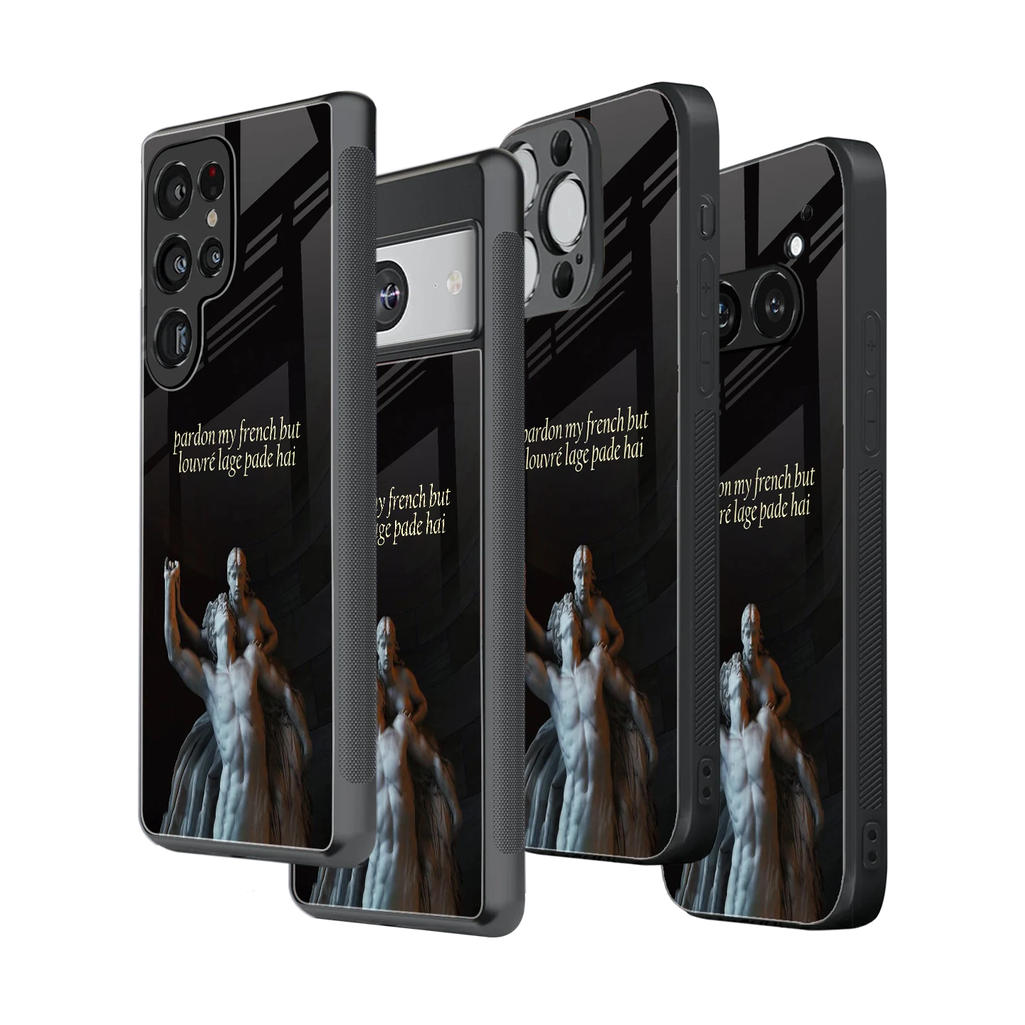 Stylish Glass Back Case for All Smartphones – iPhone, Samsung, OnePlus, Pixel, Redmi, Oppo, Vivo, Motorola