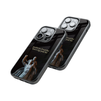 Protective Glass Back Phone Case Compatible with iPhone, Samsung, OnePlus, Pixel & More
