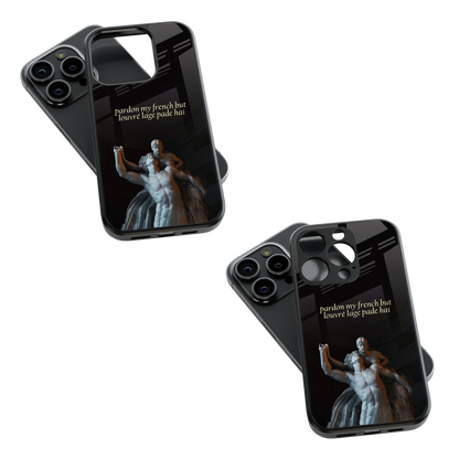 Trendy Glass Back Mobile Case for iPhone, Samsung, Redmi, OnePlus, Google Pixel, Motorola