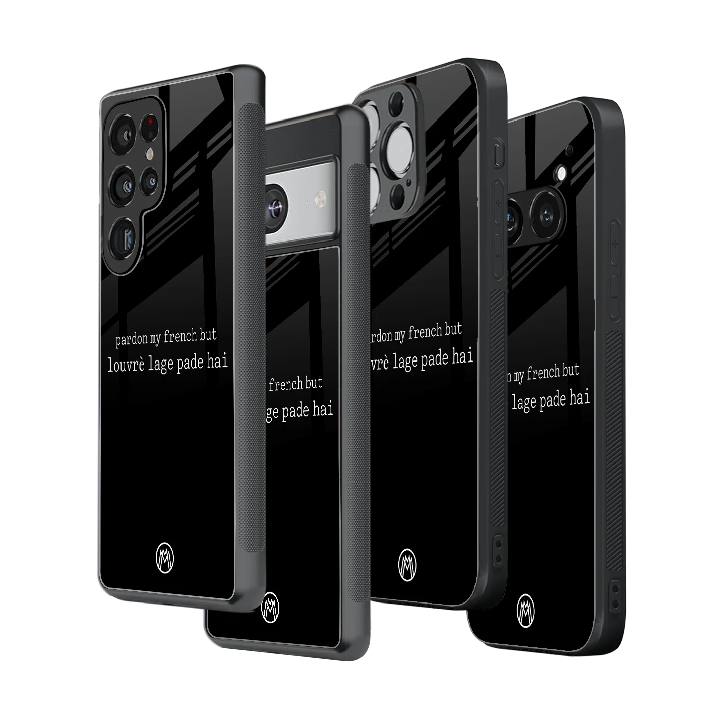 Stylish Glass Back Case for All Smartphones – iPhone, Samsung, OnePlus, Pixel, Redmi, Oppo, Vivo, Motorola