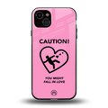 love ahead back phone cover | glass case for iphone 14 plus