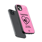 love ahead back phone cover | glass case for iphone 15 plus