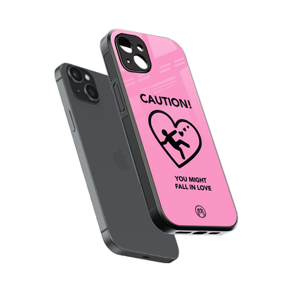 love ahead back phone cover | glass case for iphone 15 plus
