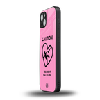 love ahead back phone cover | glass case for iphone 15 plus