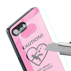 love ahead back phone cover | glass case for iphone 16e