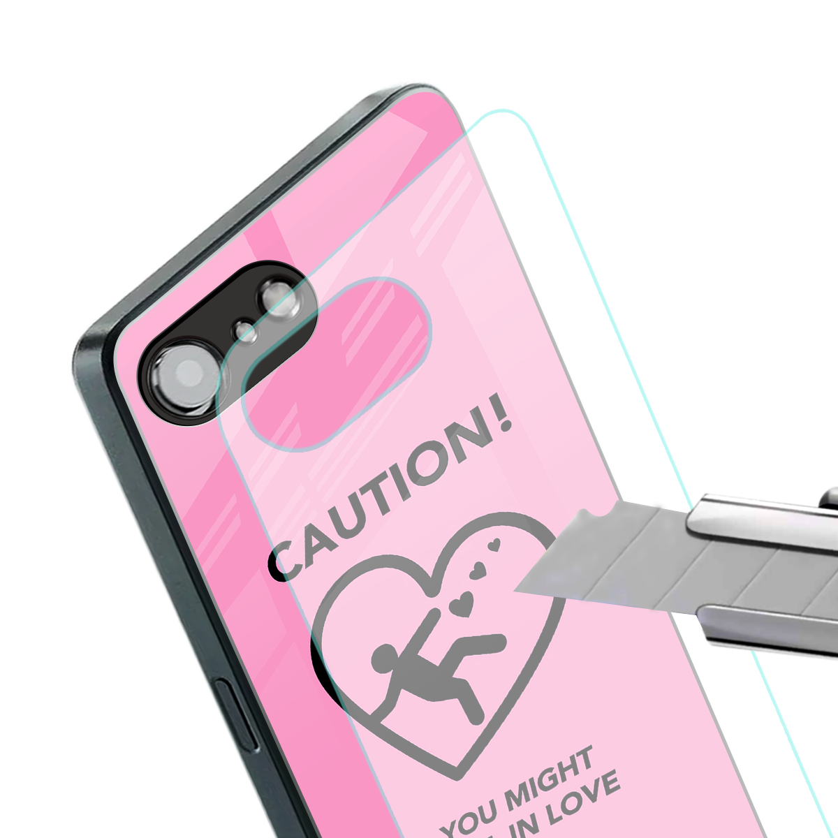 love ahead back phone cover | glass case for iphone 16e