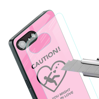 love ahead back phone cover | glass case for iphone 16e