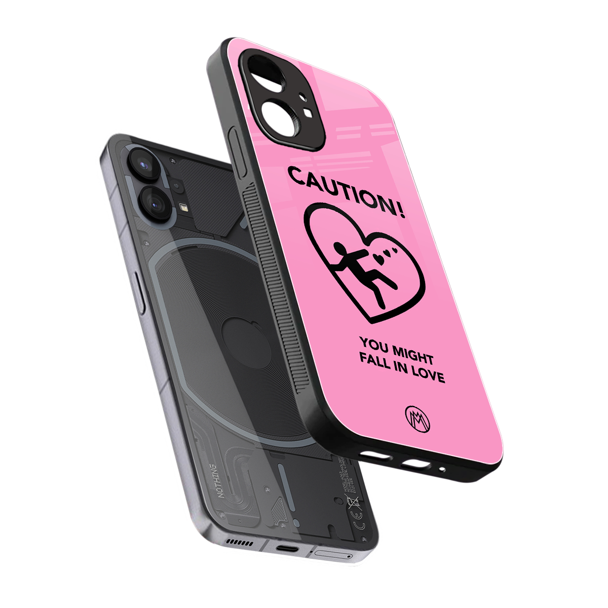 love ahead back phone cover | glass case for nothing phone 1