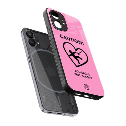 love ahead back phone cover | glass case for nothing phone 1