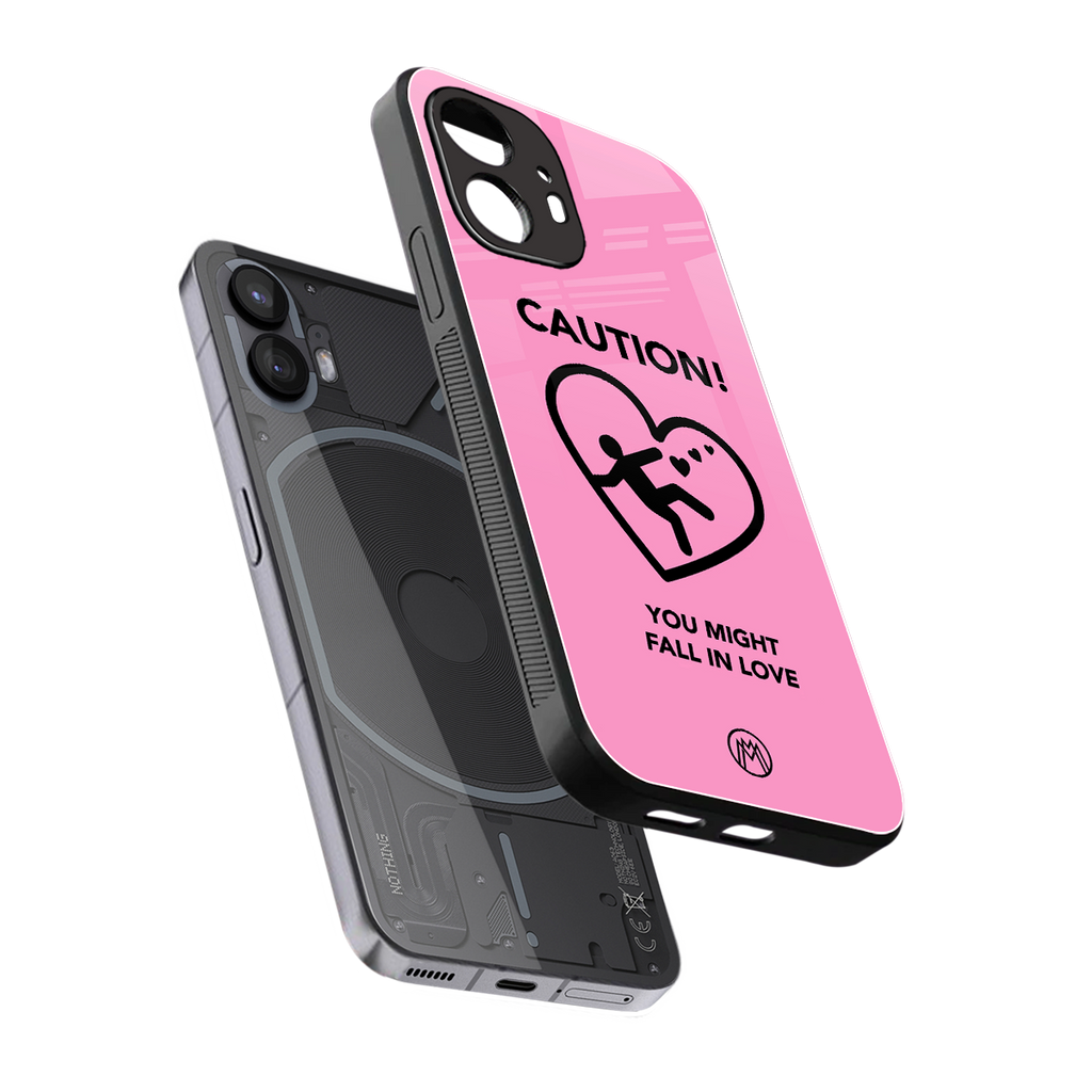 love ahead back phone cover | glass case for nothing phone 2