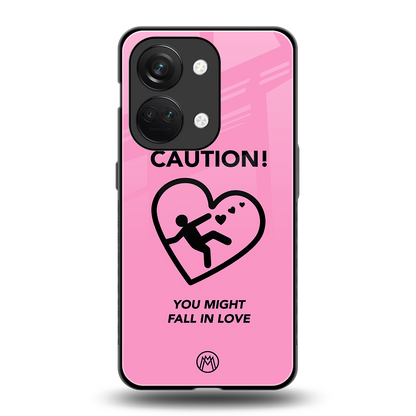 love ahead back phone cover | glass case for oneplus nord 3