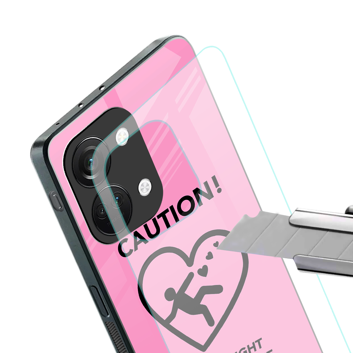 love ahead back phone cover | glass case for oneplus nord 3