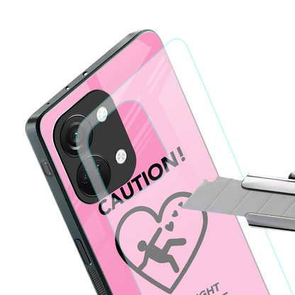 love ahead back phone cover | glass case for oneplus nord 3