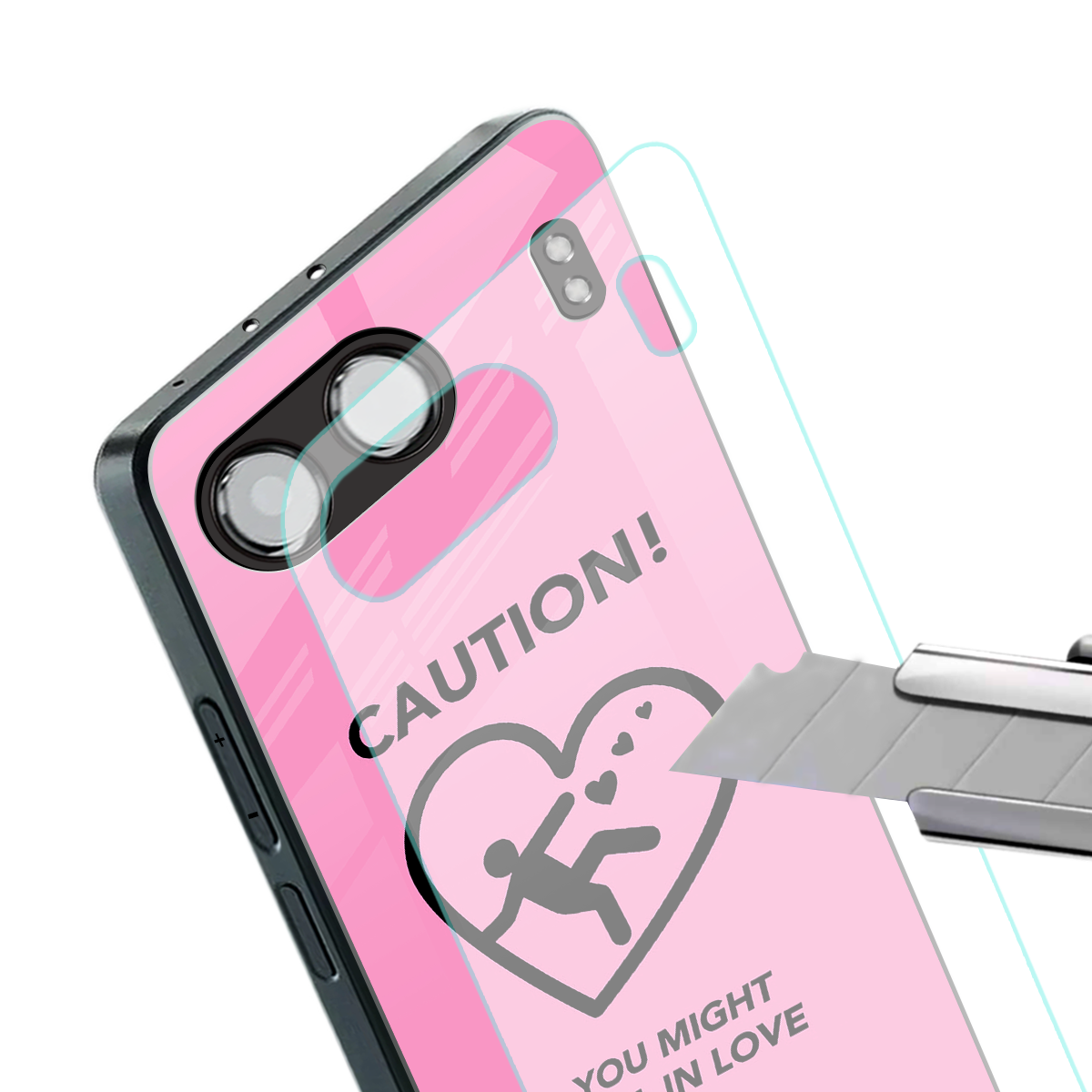 love ahead back phone cover | glass case for oneplus nord 4