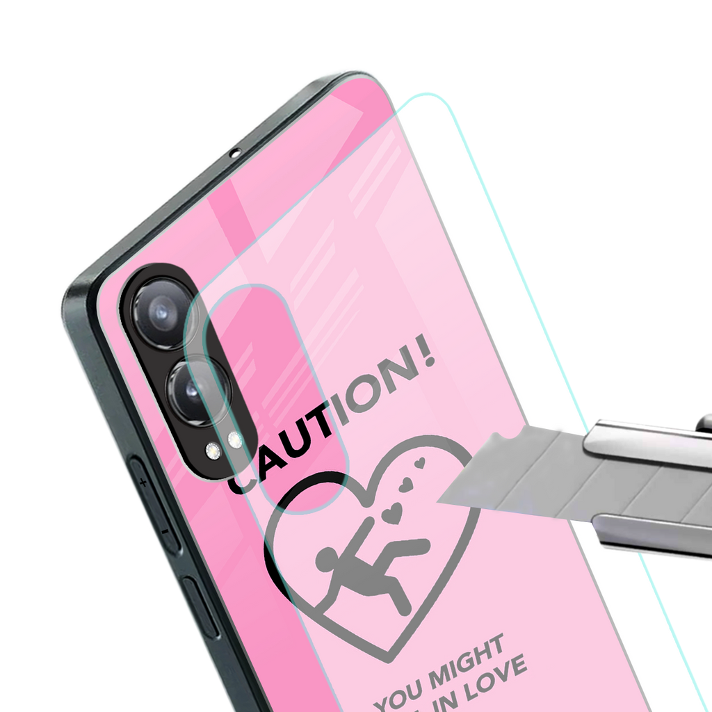 love ahead back phone cover | glass case for oneplus nord ce 4 lite