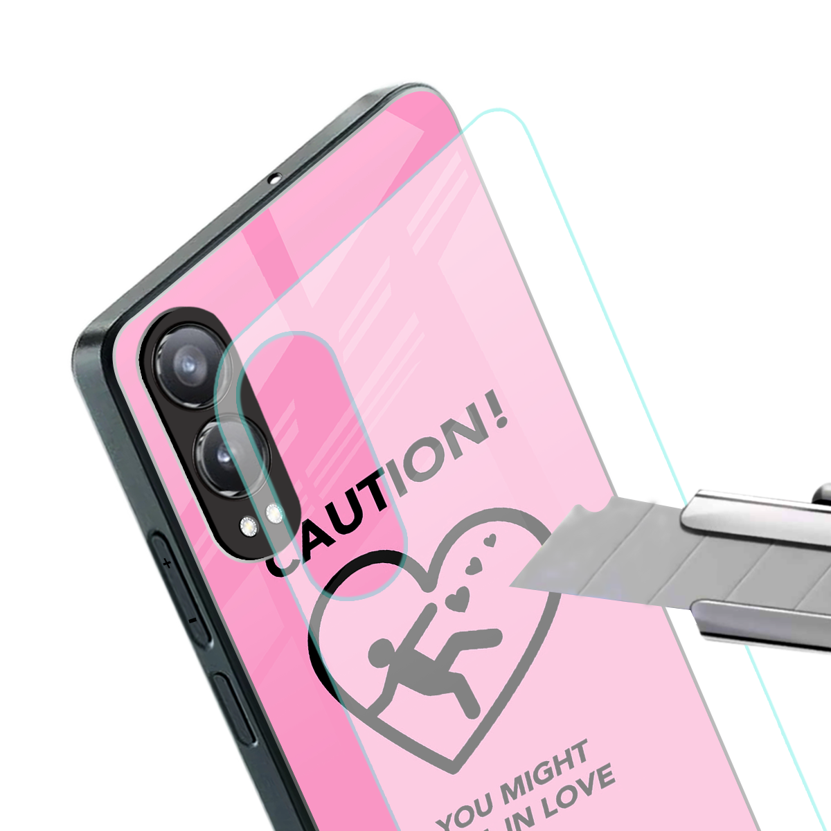 love ahead back phone cover | glass case for oneplus nord ce 4 lite