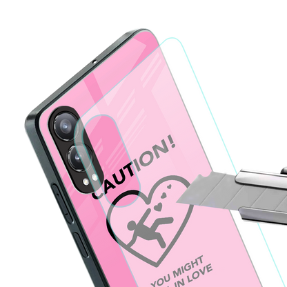 love ahead back phone cover | glass case for oneplus nord ce 4 lite
