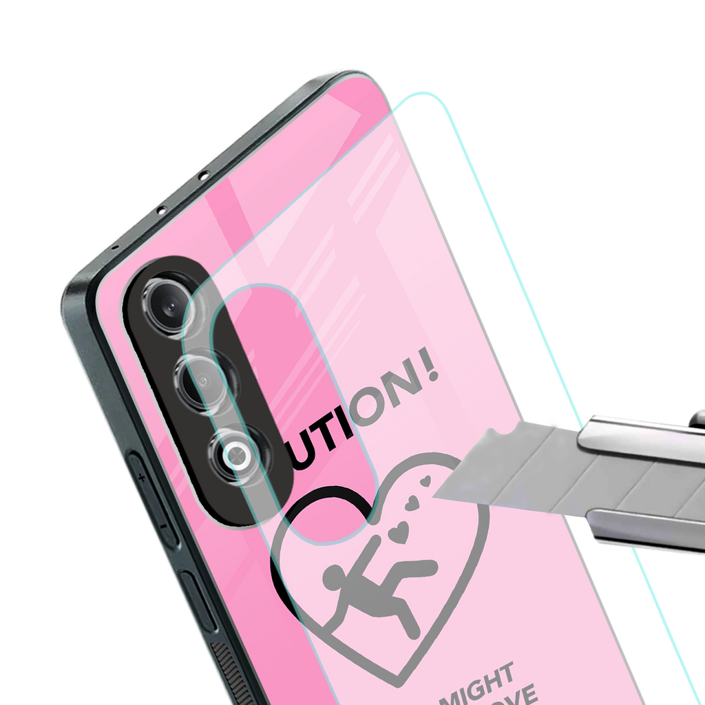 love ahead back phone cover | glass case for oneplus nord ce 4