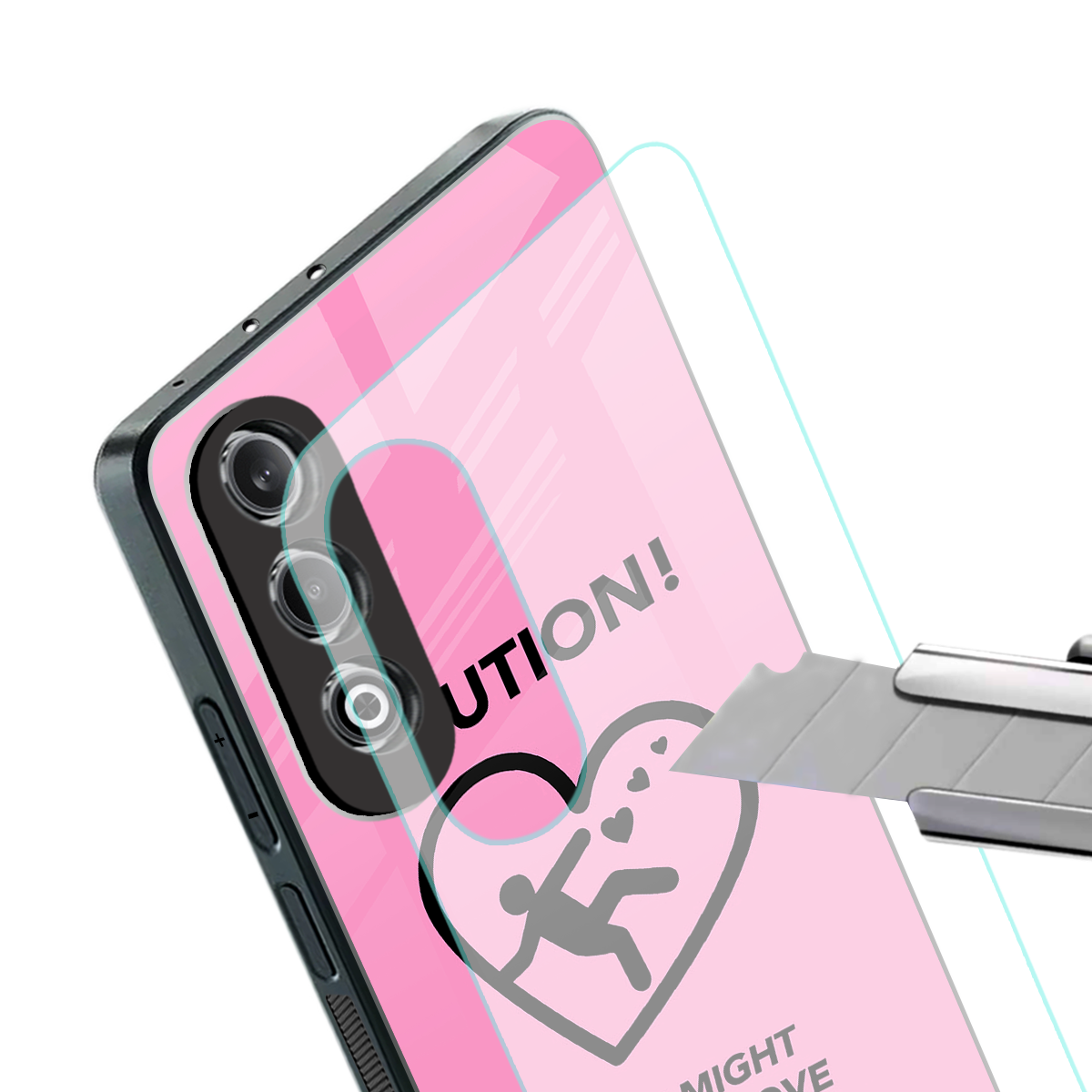 love ahead back phone cover | glass case for oneplus nord ce 4