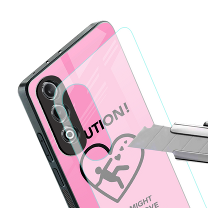 love ahead back phone cover | glass case for oneplus nord ce 4