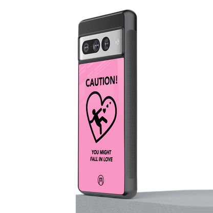 love ahead back phone cover | glass case for google pixel 7 pro