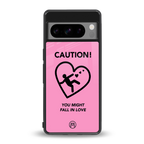 love ahead back phone cover | glass case for google pixel 8 pro
