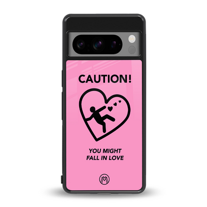 love ahead back phone cover | glass case for google pixel 8 pro