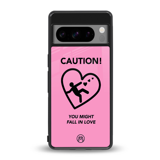 love ahead back phone cover | glass case for google pixel 8 pro