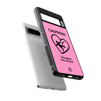 love ahead back phone cover | glass case for google pixel 8 pro