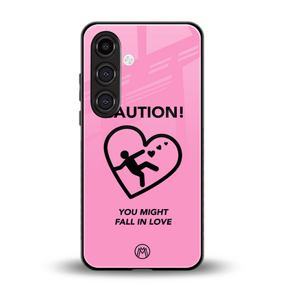 love ahead back phone cover | glass case for samsung galaxy s24 fe