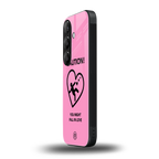 love ahead back phone cover | glass case for samsung galaxy s24 plus