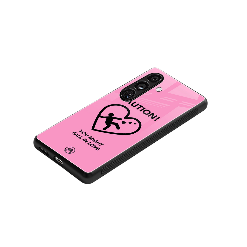 love ahead back phone cover | glass case for samsung galaxy s24 fe