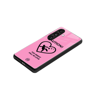 love ahead back phone cover | glass case for samsung galaxy s24 fe