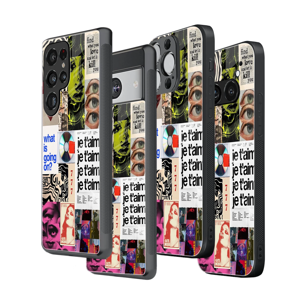 Stylish Glass Back Case for All Smartphones iPhone, Samsung, OnePlus, Pixel, Redmi, Oppo, Vivo, Motorola