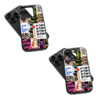 Trendy Glass Back Mobile Case for iPhone, Samsung, Redmi, OnePlus, Google Pixel, Motorola