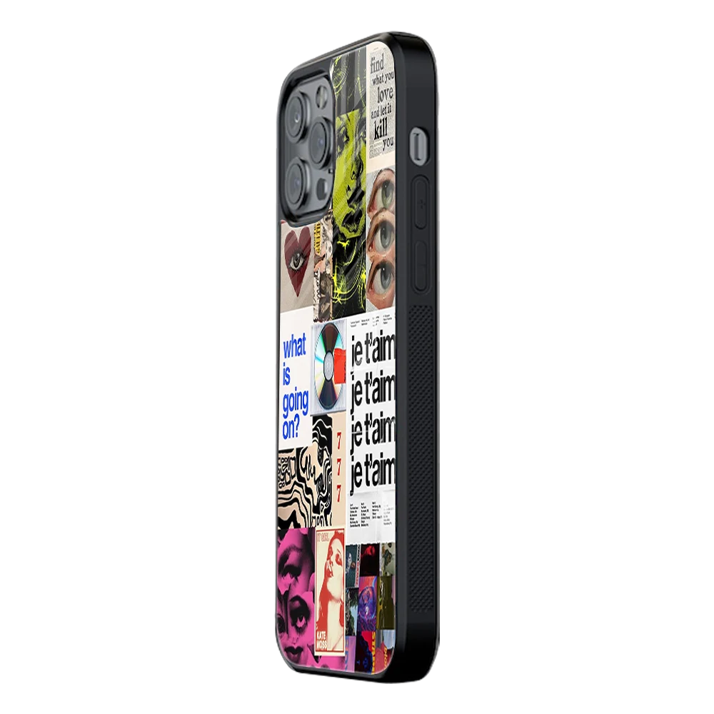 Slim Glass Back Phone Case for Multiple Brands iPhone, Samsung, Redmi, OnePlus, Oppo, Vivo