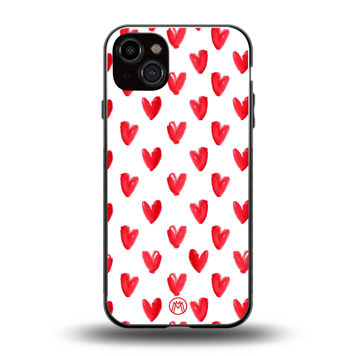 love is love back phone cover | glass case for iphone 15 plus
