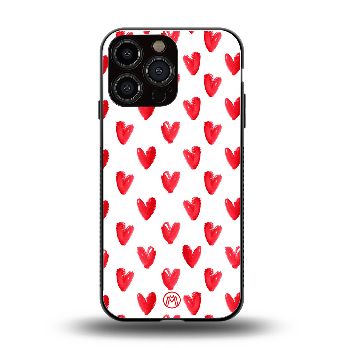 love is love back phone cover | glass case for iphone 16 pro max