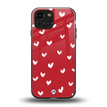 love is love red edition back phone cover | glass case for iphone 13 mini