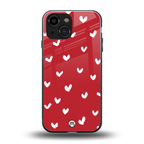 love is love red edition back phone cover | glass case for iphone 13 mini