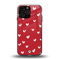love is love red edition back phone cover | glass case for iphone 13 pro max
