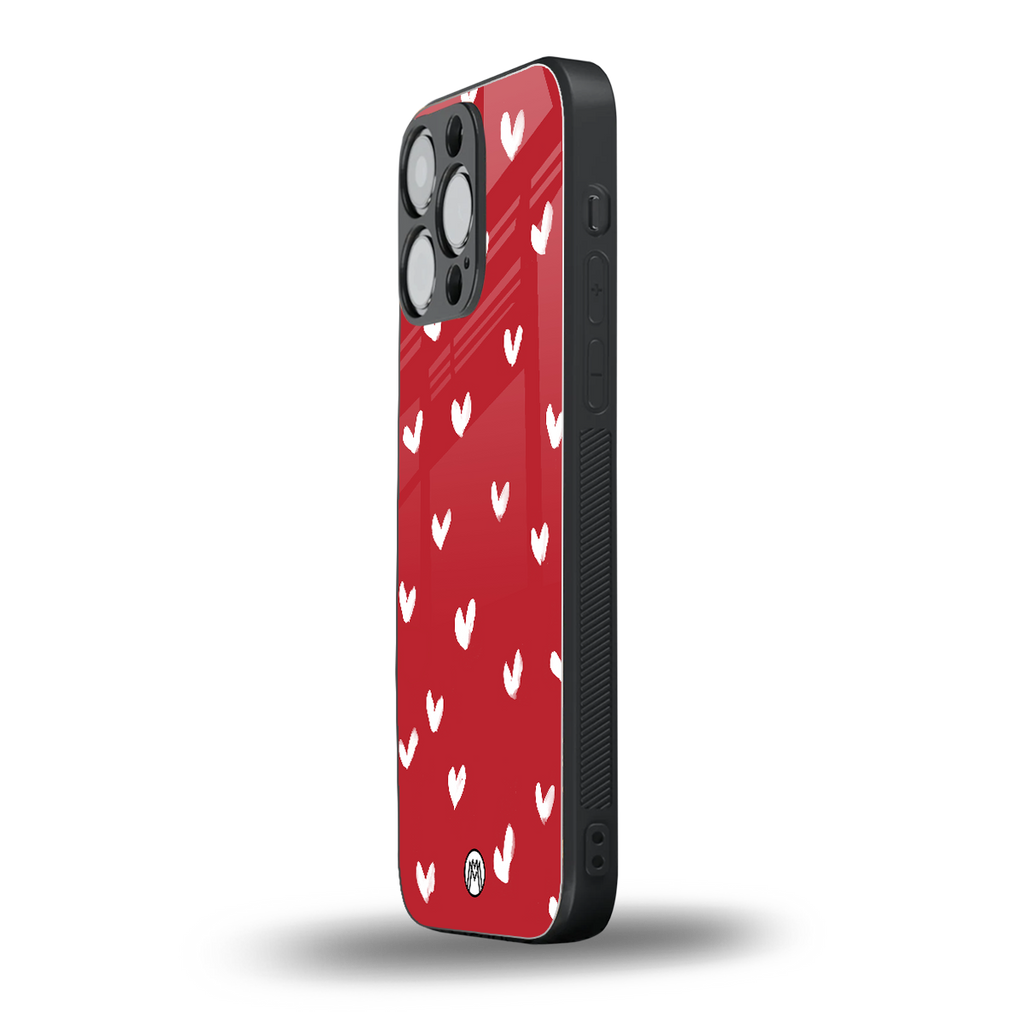 love is love red edition back phone cover | glass case for iphone 13 pro max