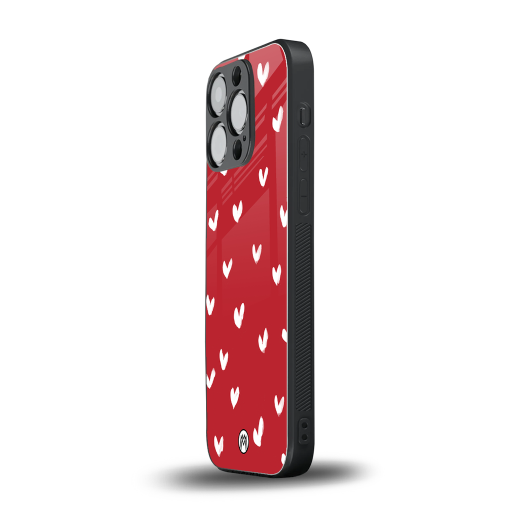 love is love red edition back phone cover | glass case for iphone 13 pro