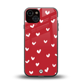 love is love red edition back phone cover | glass case for iphone 13