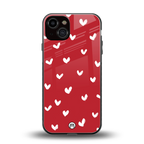 love is love red edition back phone cover | glass case for iphone 13