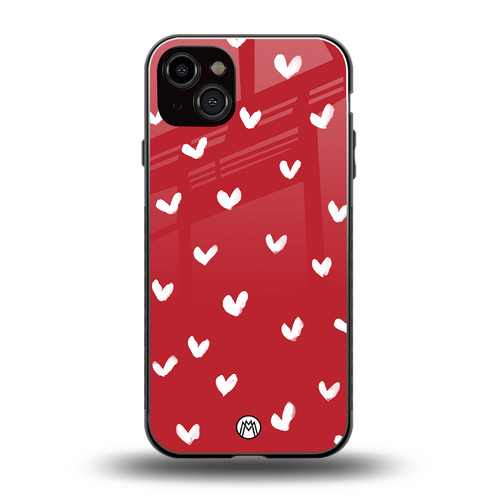 love is love red edition back phone cover | glass case for iphone 14 plus