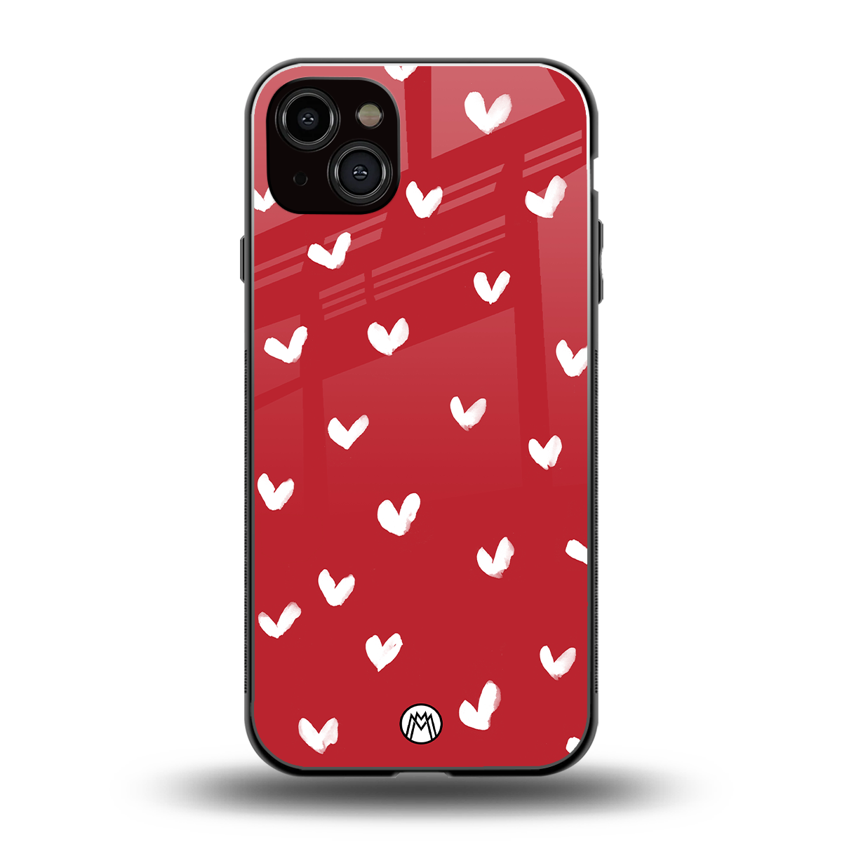 love is love red edition back phone cover | glass case for iphone 14 plus