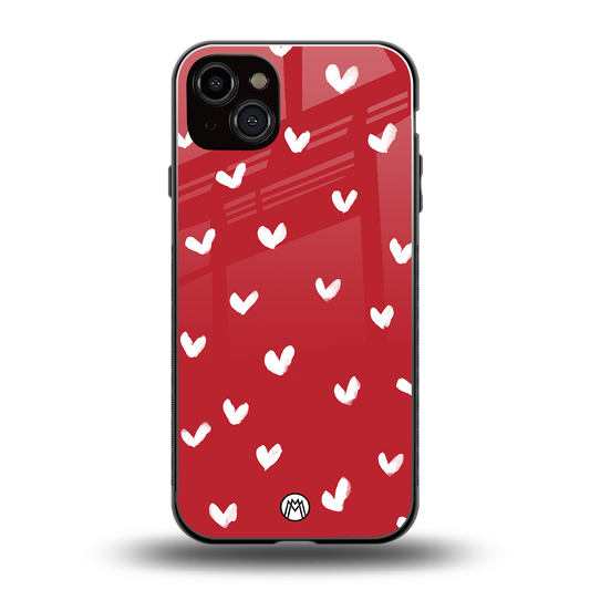 love is love red edition back phone cover | glass case for iphone 14 plus