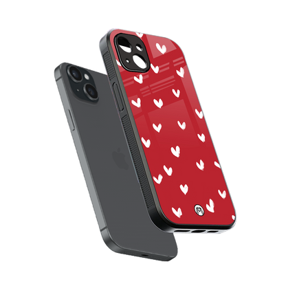 love is love red edition back phone cover | glass case for iphone 14 plus